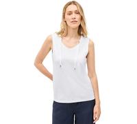 Cecil Damen V-Neck Top mit Bändern in Weiß, Gr: XXL