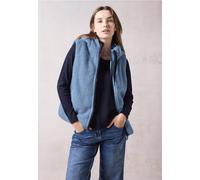 Steppweste CECIL Gr. XXL (46), blau (crystal blau) Damen Westen (53410209-XXL) crystal blau