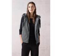 Cecil Damen Wendbare Teddy Weste in Grau, Gr: XXL