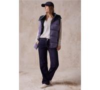 CECIL Damen B220236 Weste mit Kapuze, Stormy Violet, S