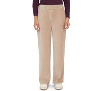 CECIL Cordhose Wide Leg – High-Waist, weiter Schnitt – silberbeige Gr. L