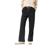 Cecil Damen Wide Leg Hose in Schwarz, Gr: XXL