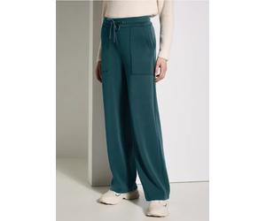 Cecil Damen Wide Leg Hose in Grün, Gr: L