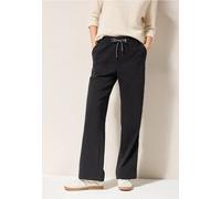 Cecil Damen Wide Leg Hose in Schwarz, Gr: XXL