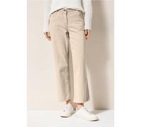 Cecil Damen Wide Leg Jeans in Beige, Gr: 33