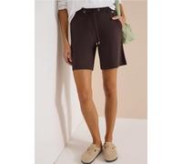 Cecil Damen Wide Leg Shorts im Loose Fit in Braun, Gr: XXL