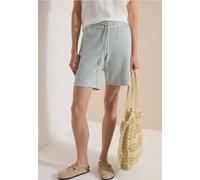 Wide Leg Shorts in Seersucker-Qualität