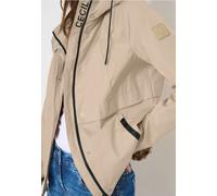 Windbreaker CECIL, Damen, Gr. XXL (46), crispy camel, Stoff, Obermaterial: 100% Polyester; Futter: 100% Polyester, unifarben, comfort fit normal, ohne Ausschnitt, Bündchen, Jacken Windbreaker, mit Kap