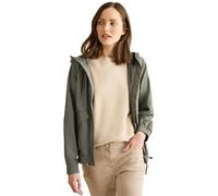 Windbreaker CECIL, Damen, Gr. XXL (46), grün (earthy khaki), Stoff, Obermaterial: 100% Polyester; Futter: 100% Polyester, unifarben, casual, gerade normal, ohne Ausschnitt, Langarm Bündchen, Jacken, m