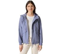Windbreaker CECIL, Damen, Gr. XXL (46), lavender haze, Web, Obermaterial: 100% Polyester, unifarben, casual, gerade hüftlang, Rundhals, Langarm Bündchen, Jacken, mit Kapuze und Tunnelzug (54242664-XXL