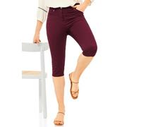 Cecil Damenhose Style Vicky High Waist Slim Fit Slim Legs Caprihose Sommerhose Baumwolle