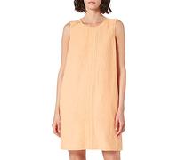 Cecil Damenkleid Leinenkleid Unifarben Kurz Ärmellos