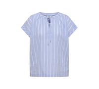 Cecil Damenbluse Dropped-Shoulder mit Struktur Blau Gr. S