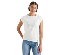 Cecil Dropped Shoulder Shirt mit Knotendetail Vanilla White S