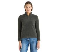 Cecil Federgarnshirt mit Tape raw Khaki XS