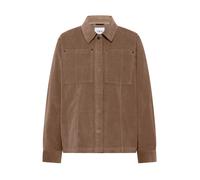 Kurzjacke CECIL, Damen, Gr. M (40), earthy taupe, Web, 98% Baumwolle, 2% Elasthan, unifarben, normal normal, V-Ausschnitt, abgesteppt, Jacken Kurzjacke, in Cord-Optik (61794755-M) earthy taupe