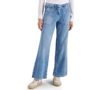 Cecil Jeanshose Flared Wide Leg – Loose Fit, Authentic Used Wash – Damen Gr. 30 L32