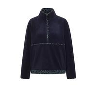 CECIL - Fleece-Pullover mit Leo-Details urban dark blue - Gr. - XS