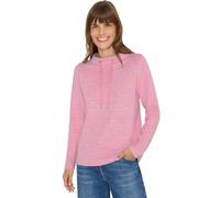 Cecil Funnelneck Melange Rippshirt Dark Blossom Melange L