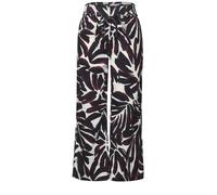 Cecil Damenhose 3716634 – Gemusterte Wide-Leg, Mulberry red, S / 26L