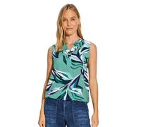 CECIL Damenbluse B344899 – gemustert – Adriatic Green – Gr. M