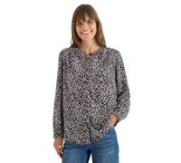 Cecil Gemusterte Bluse Eggplant red XXL