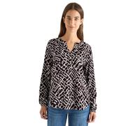 Cecil Gemusterte Bluse Eggplant red XXL