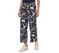 CECIL Damen Wide Leg Hose 3716634 gemustert urban Dark Blue M / 26L