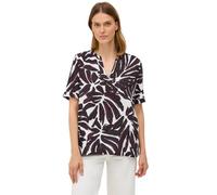 CECIL Damen 3411886 Gemustertes Blusenshirt, Mulberry red, X-Large