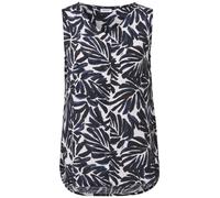 CECIL Damen 3411892 Gemustertes Blusentop, urban Dark Blue, S