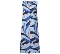 Midikleid CECIL, Damen, Gr. S (38), N-Gr, blau (urban navy), Web, Obermaterial: 100% Viskose, bedruckt, casual, lässig geschnitten knielang, Rundhals, ohne Ärmel, Kleider, ärmellos, mit grafischem Mus