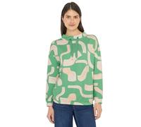 Cecil Gemustertes Shirt Dark Bamboo Green XXL