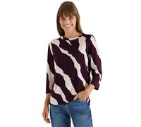 CECIL Gemustertes Shirt Eggplant red L