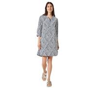 Tunikakleid CECIL, Damen, Gr. XL44, US-Größen, blau (universal blau), Web, 100% Baumwolle, gemustert, comfort fit kniefrei, Rundhals, Bündchen, Kleider, aus 100% Baumwolle (96543222-XL) universal blau