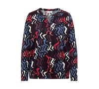 Cecil Damen Gemustertes Tunika-Shirt in Schwarz, Gr: S