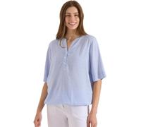 Kurzarmbluse CECIL, Damen, Gr. S (38), blouse blau, Stoff, 100% Viskose, gestreift, klassisch normal, Rundhals, normaler Saum, Blusen, im Streifendesign (96832266-S) blouse blau