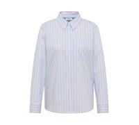 Cecil - Gestreifte Langarm-Hemdbluse von Cecil blau - Gr. - S