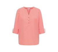 Cecil - Gestreifte Seersucker Bluse orange - Gr. - XS