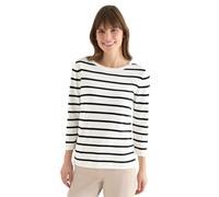 Strickpullover CECIL, Damen, Gr. XL (44), vanilleweiß, Web, 60% Baumwolle, 40% Viskose, unifarben, comfort fit normal, Rundhals, Bündchen, Pullover Strickpullover, mit 3/4 Ärmeln (23391447-XL) vanille