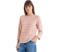 Cecil Gestreiftes Shirt Cherry Tomato orange XL