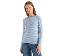 Cecil Gestreiftes Shirt Fountain Blue XXL