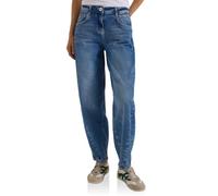 Loose-fit-Jeans CECIL, Damen, Gr. 33, Länge 30, light blau used wash, Jeans, 5-Pocket-Style (12395725-33) light blau used wash