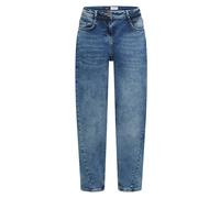 Loose-fit-Jeans CECIL, Damen, Gr. 33, Länge 28, light blau used wash, Jeans, 87% Baumwolle, 11% Polyester, 2% Elasthan, unifarben, lang, Jeans, 5-Pocket-Style (47361428-33) light blau used wash