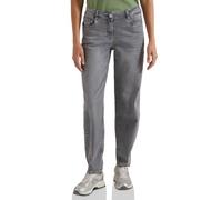 Cecil Loose-fit-Jeans Style Scarlett Damen Gr. 30 Länge 28 Grau Barrel Fit