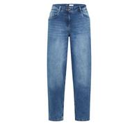 Cecil Damen High Waist Barrel Leg Jeans im Loose Fit in Blau, Gr: 33