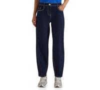 Loose-fit-Jeans CECIL, Damen, Gr. 26, Länge 28, rinsed wash, Jeans, 77% Baumwolle, 20% Polyester, 3% Elasthan, unifarben, lang, Jeans, High Waist (64747934-26) rinsed wash