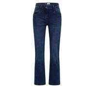 Slim-fit-Jeans CECIL, Damen, Gr. 36, Länge 28, dunkelblau wash, Jeans, 78% Baumwolle, 20% Polyester, 2% Elasthan, unifarben, lang, Jeans Slim-fit-Jeans, 5-Pocket-Style (97728119-36) dunkelblau wash