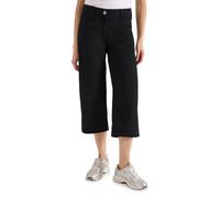 Cecil High Waist Flared Leg Hose im Loose Fit Black 29