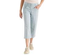 Cecil High Waist Flared Leg Hose im Loose Fit Diamond Blue 27