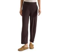 Cecil High Waist Wide Leg Hose im Loose Fit Brown Cacao XL